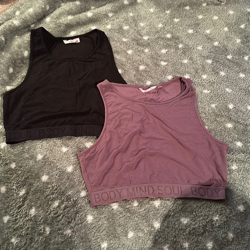 🌷2/22🌷La Vie En Rose Body Mind Soul Tank Tops